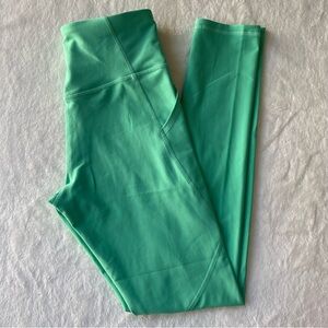 Old Navy Leggings PowerSoft High‎ Rise Size 14/16 XL Green go dry